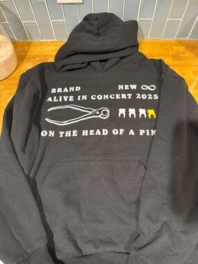 Brand New (band) Black Graphic Hoodie "Alive in Concert 2025"